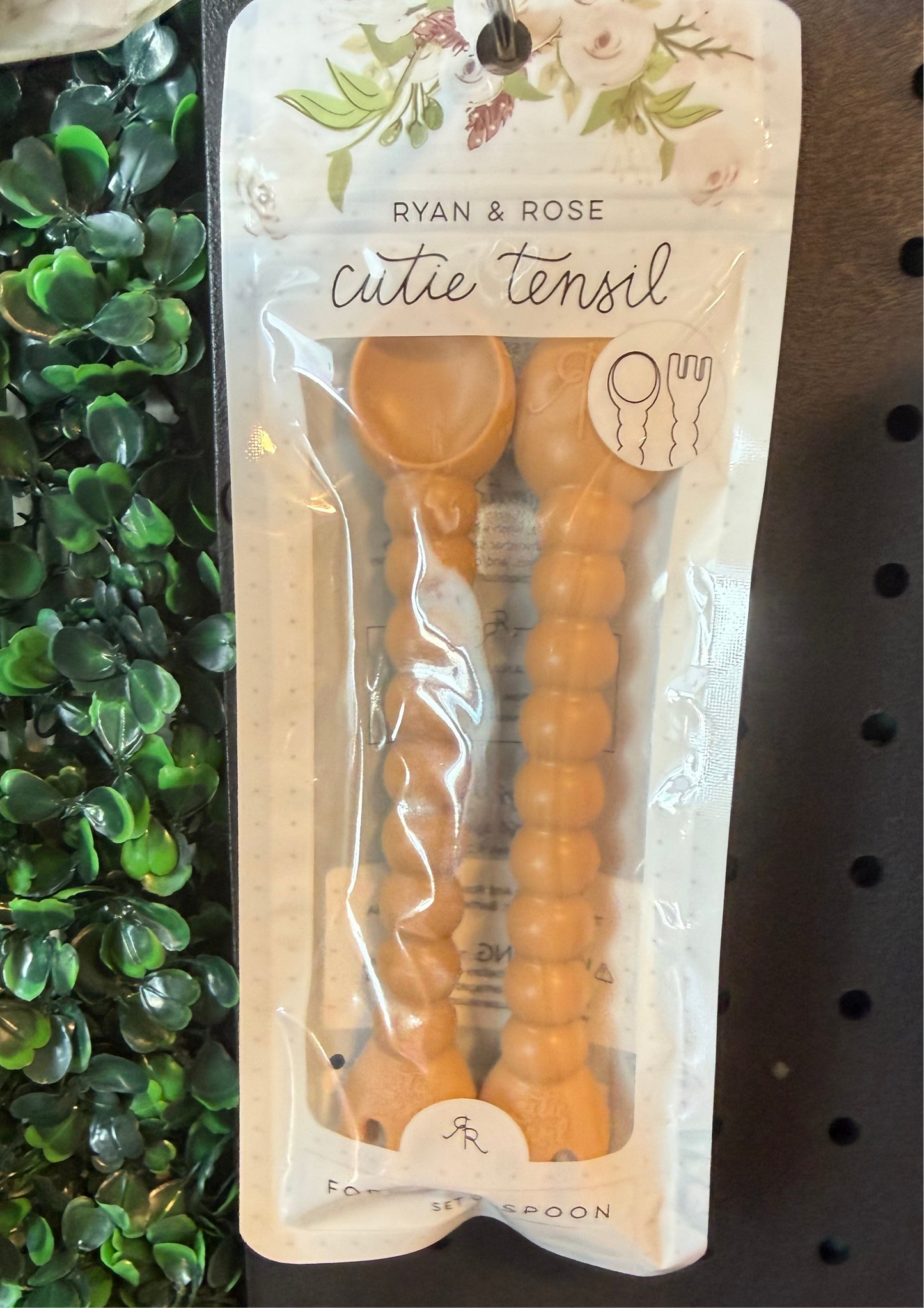 Brown baby spoon