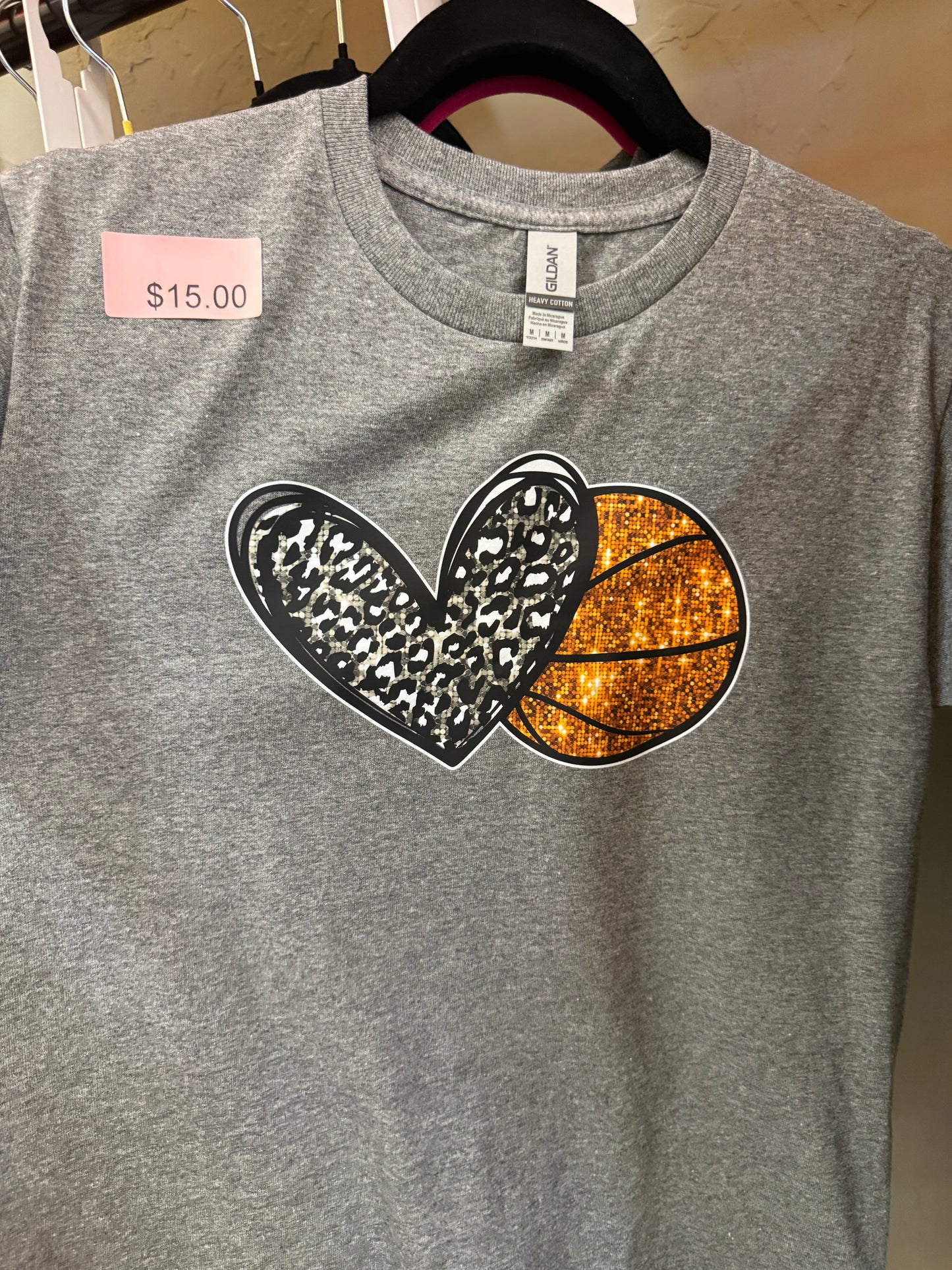 Kids Heart/basketball tee