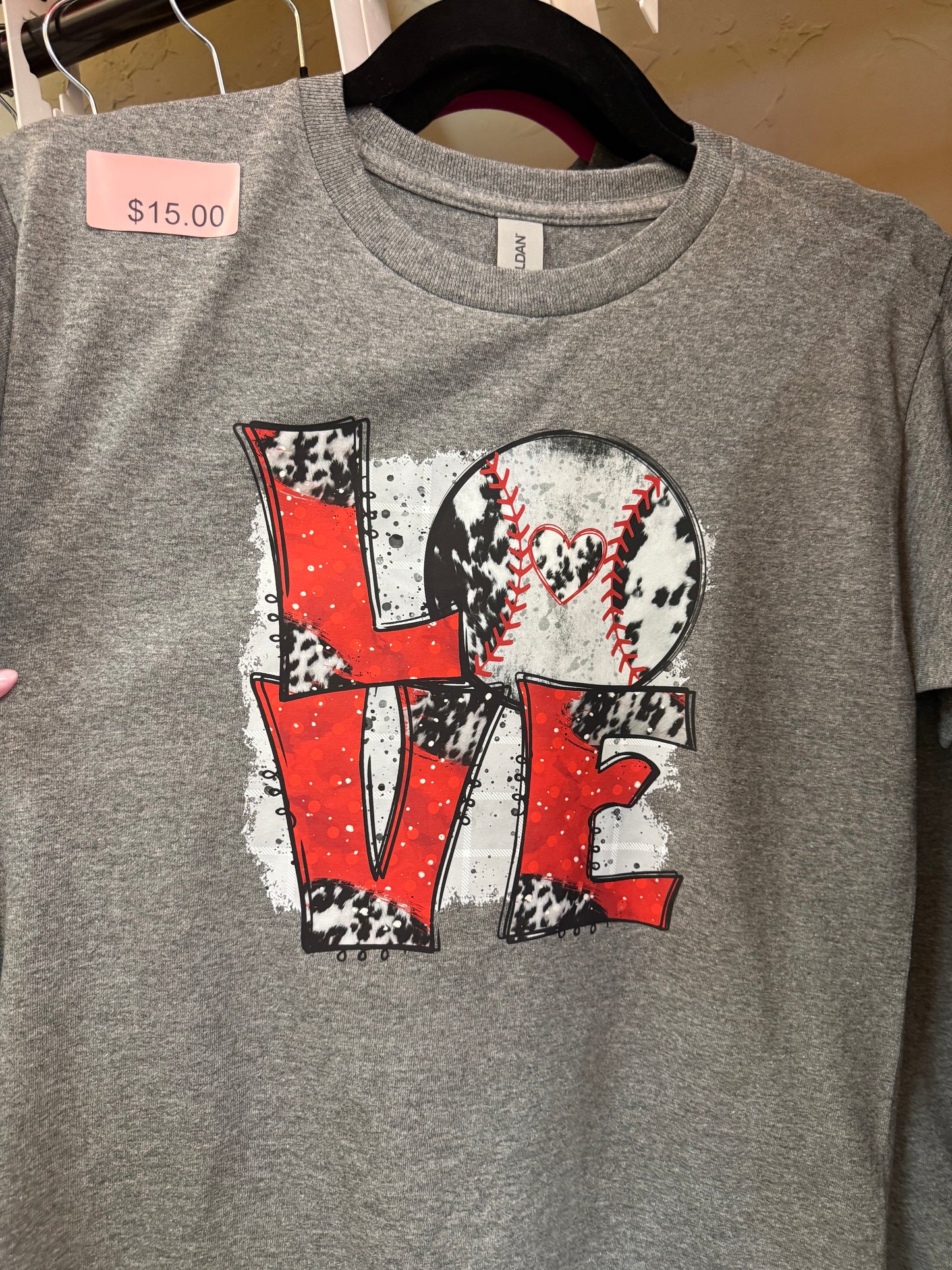 Kids Love baseball tee