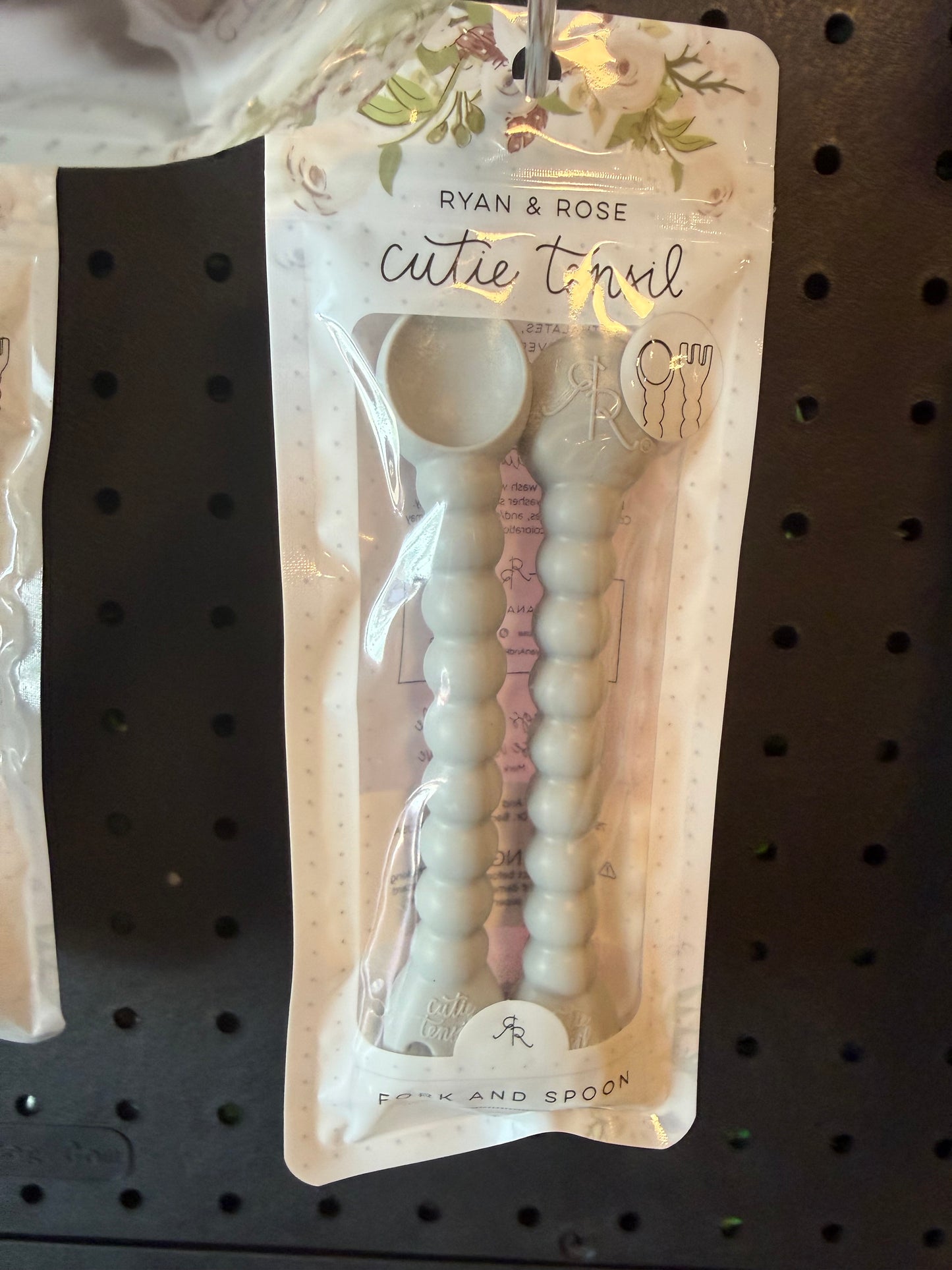 Gray baby spoon