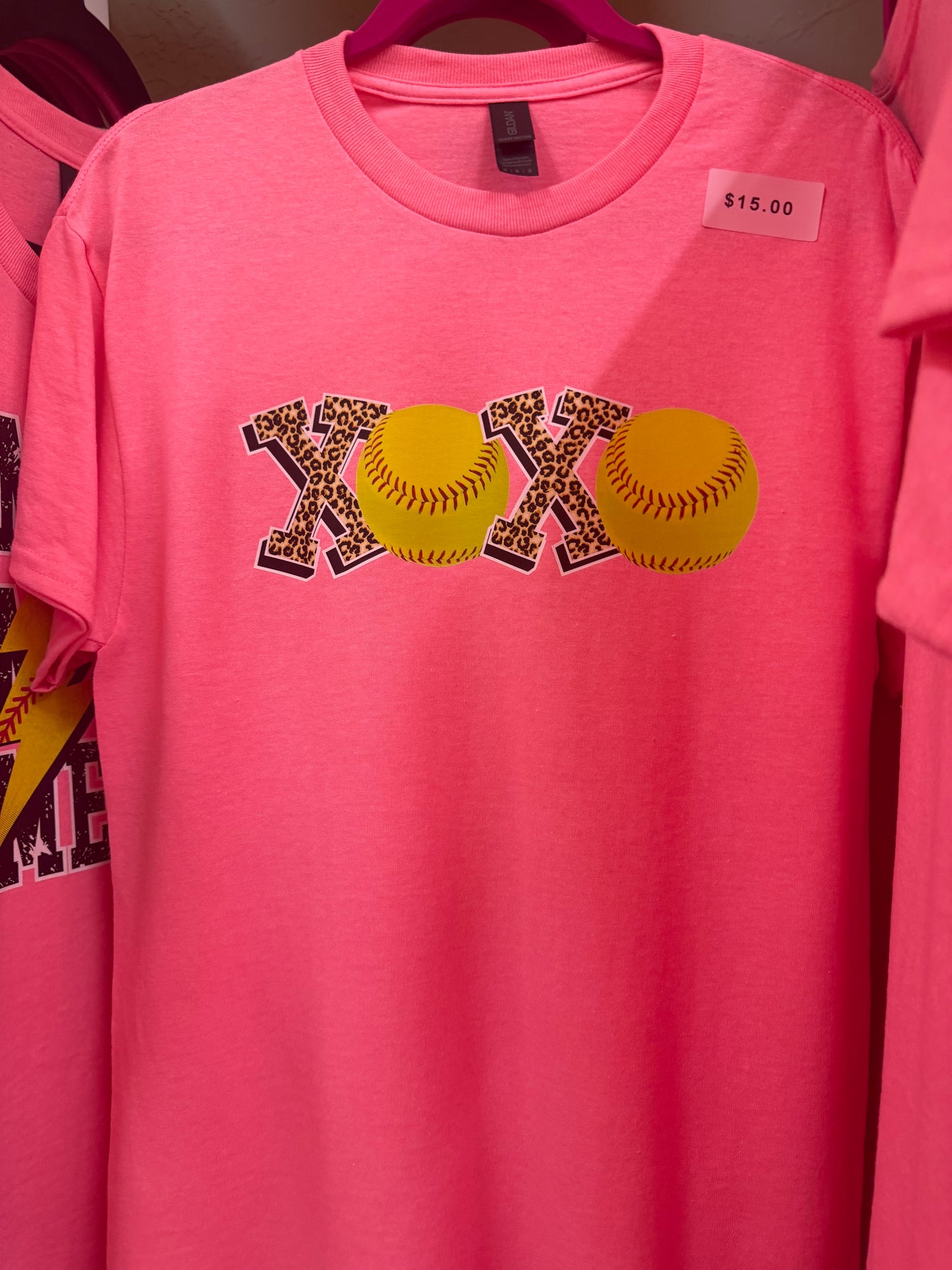 XOXO softball Tee