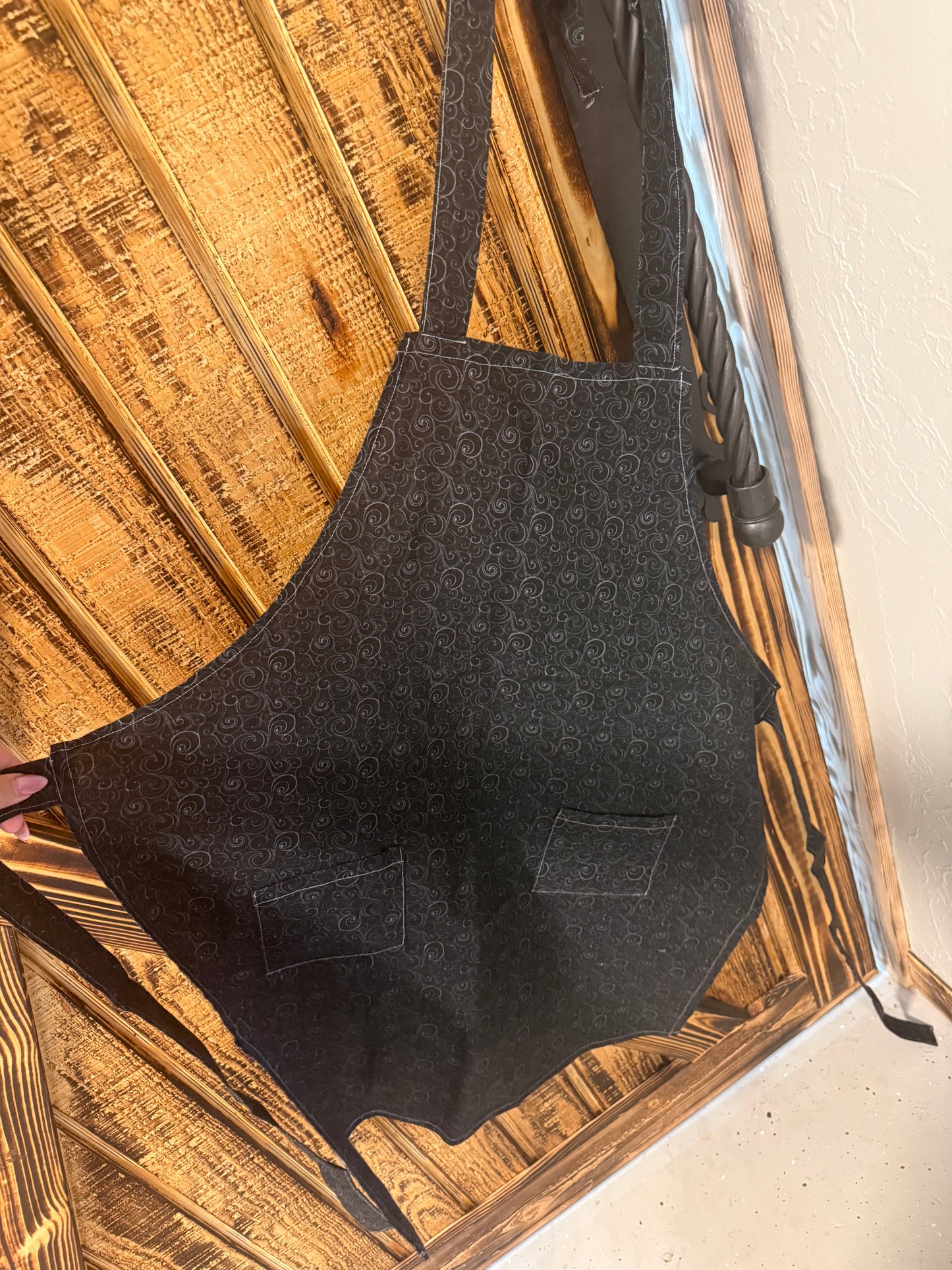 Black apron