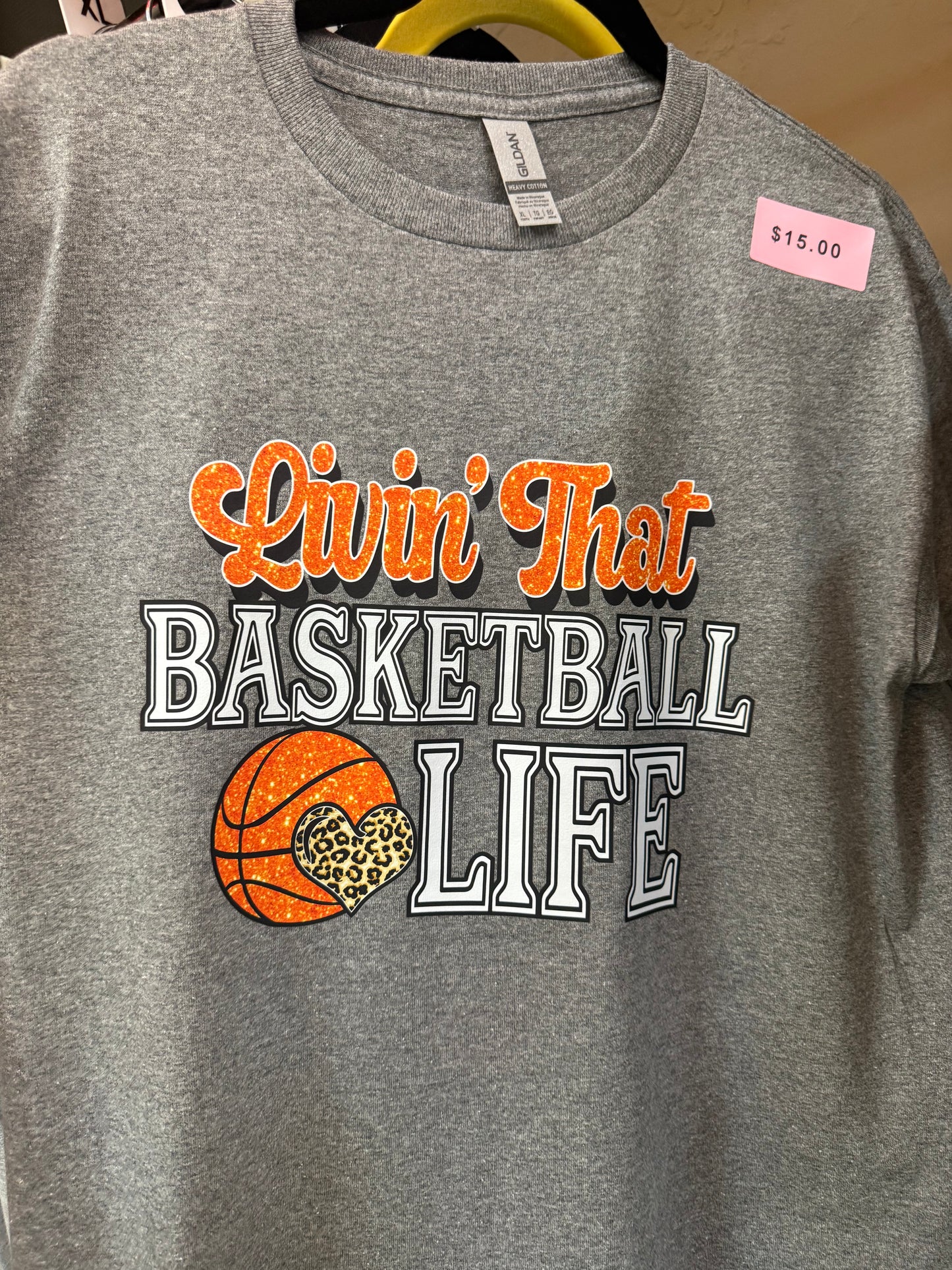 Kids Livin that basketball life tee
