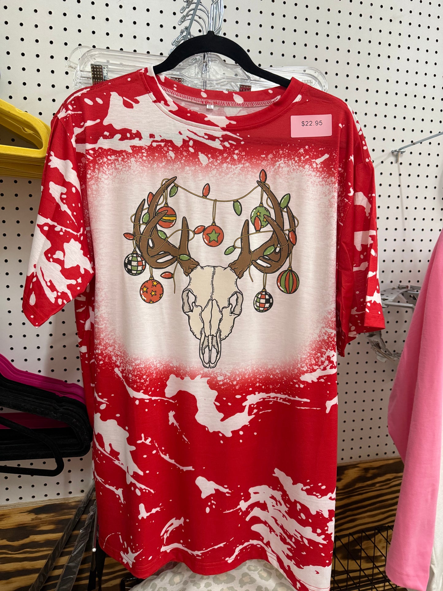 Deer Skull Christmas shirt