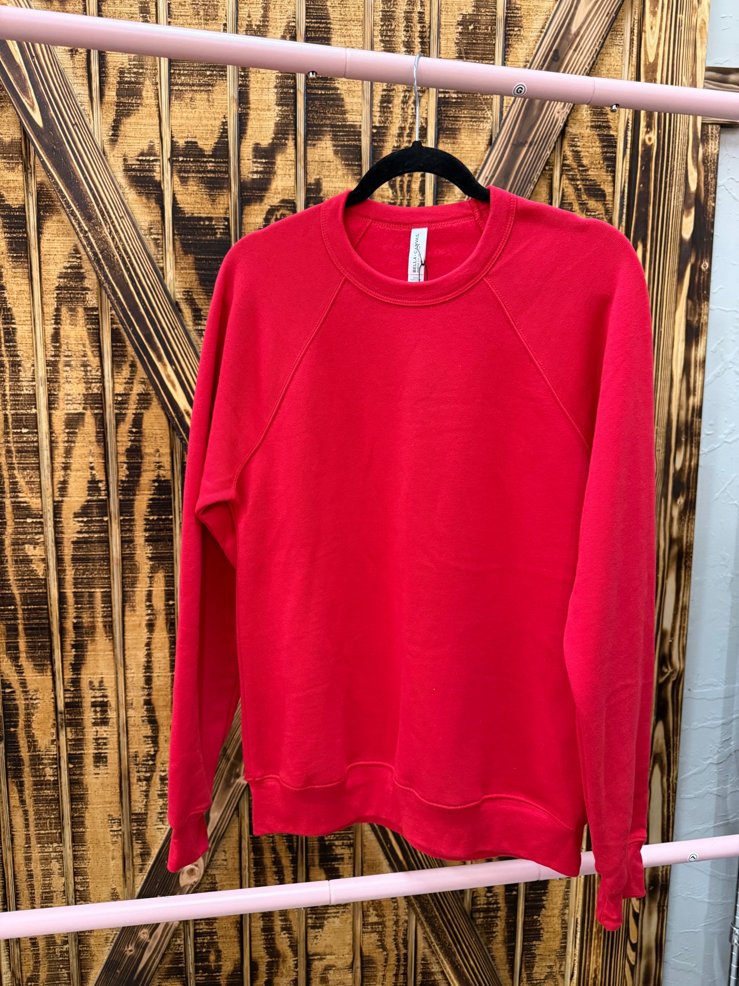 Red Bella Canvas Sweatshirt