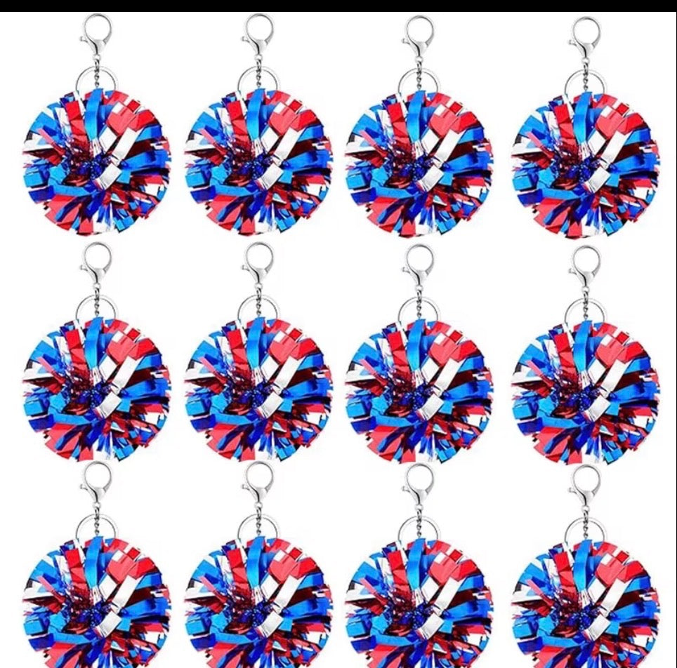 Pom Pom keychains