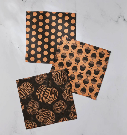 Autumn Noir Dishcloth Set