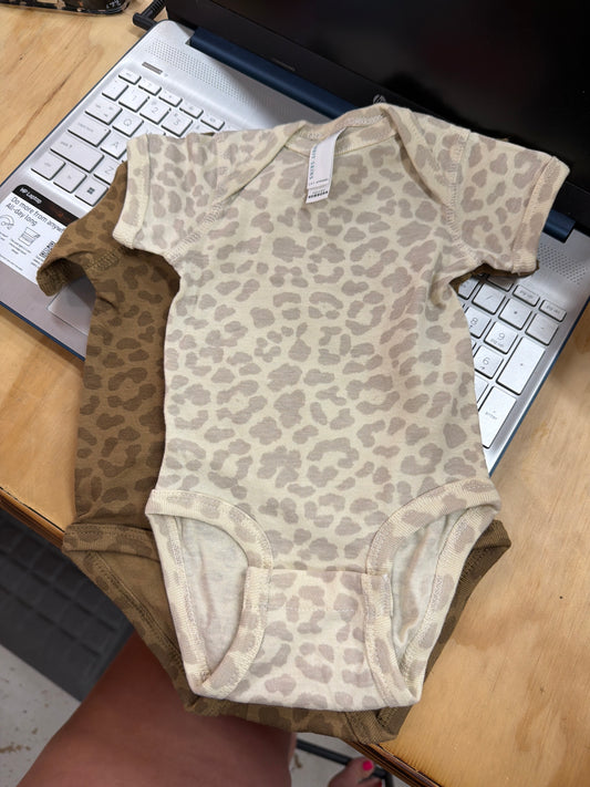 Leopard onesie ￼