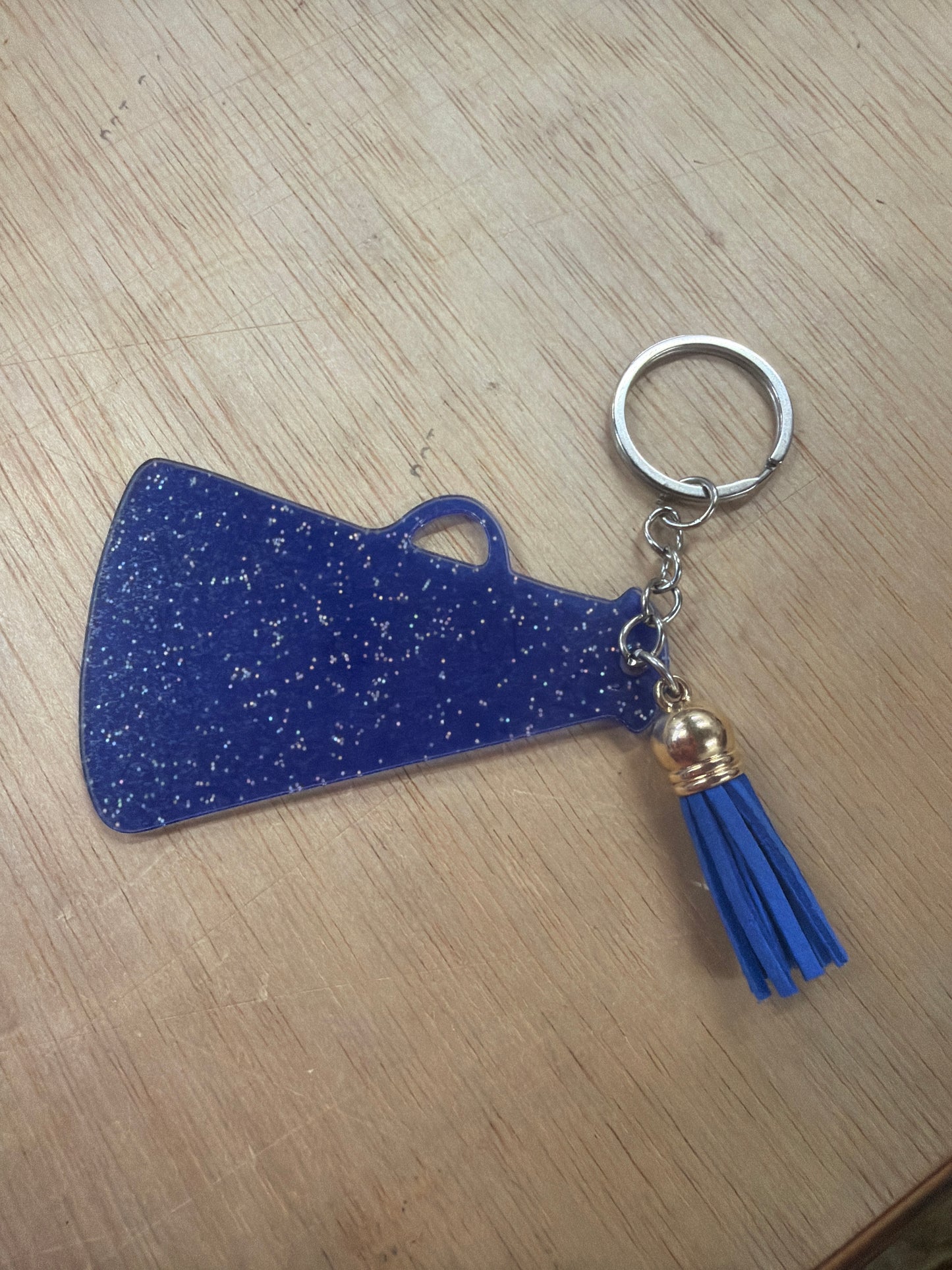 cheer keychain accessory