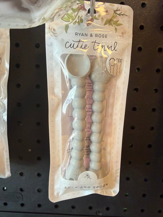 Gray baby spoon