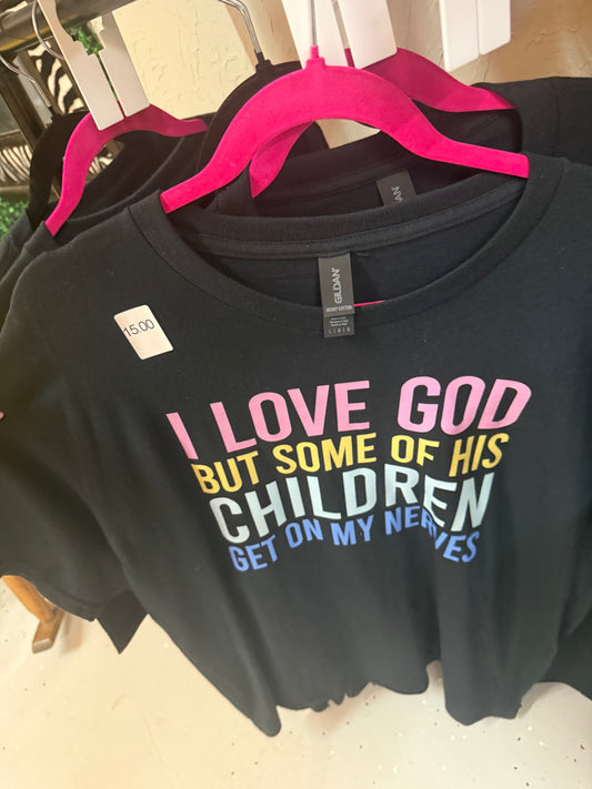 I love god tee