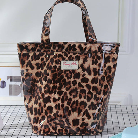 MINIMALIST LEOPARD PRINT PORTABLE STORAGE BAG_CWAB1734