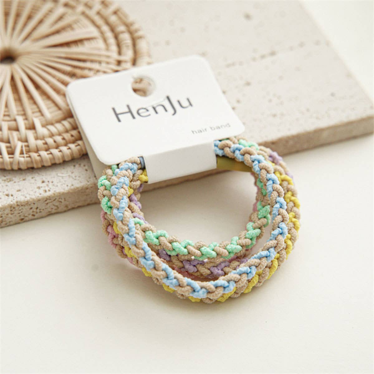Candy Color Twisted Hair Ties , Cute Rubber Bands- CWAHA0339