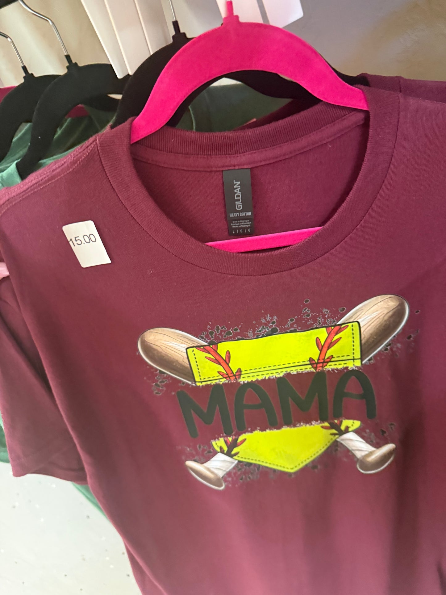 MAMA softball tee