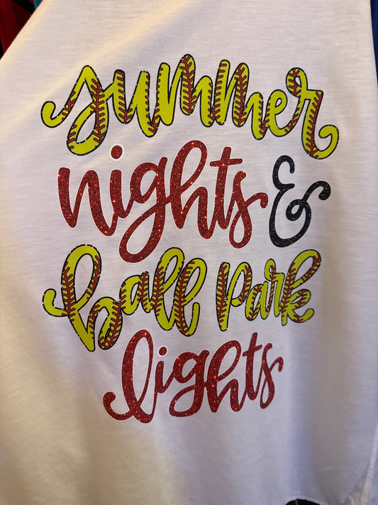 Ball park lights Tank