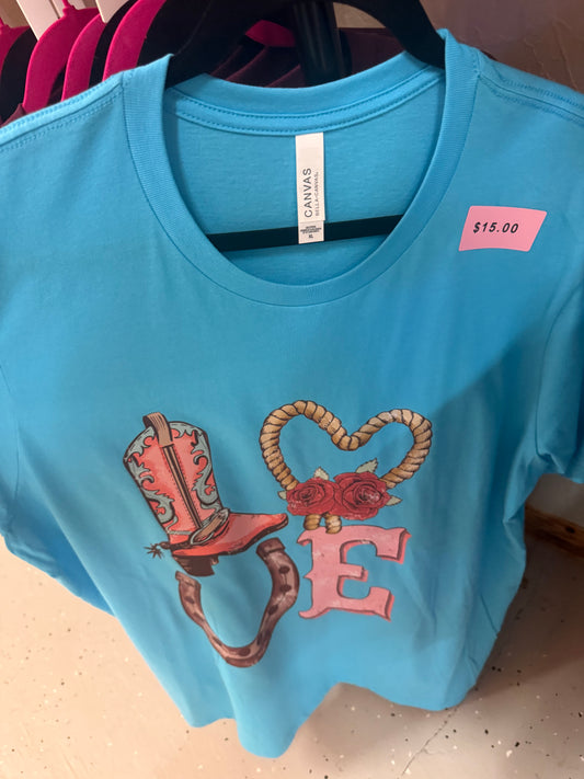 Blue Love Tee