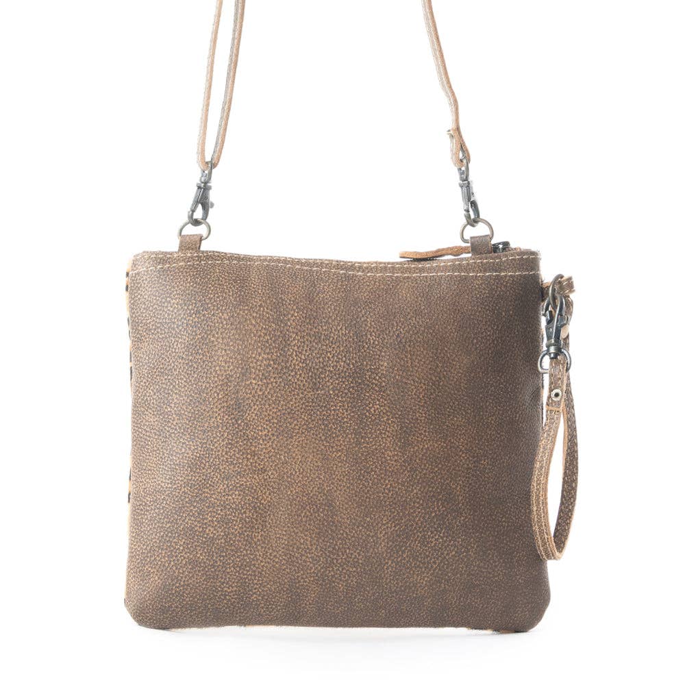 Freckled Leather & Hairon Bag