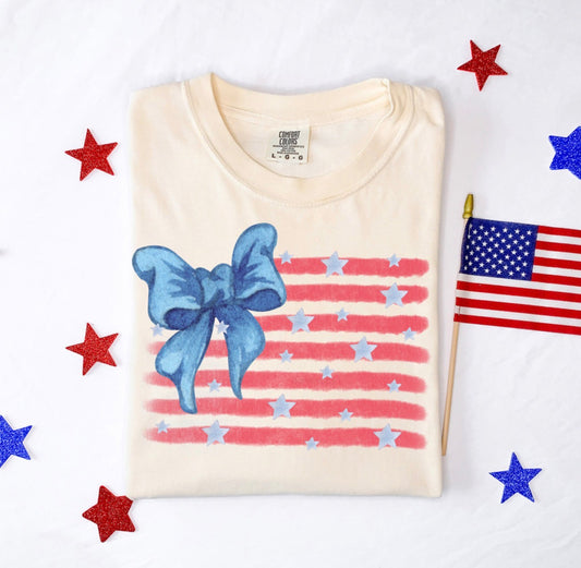 American Flag W/bow