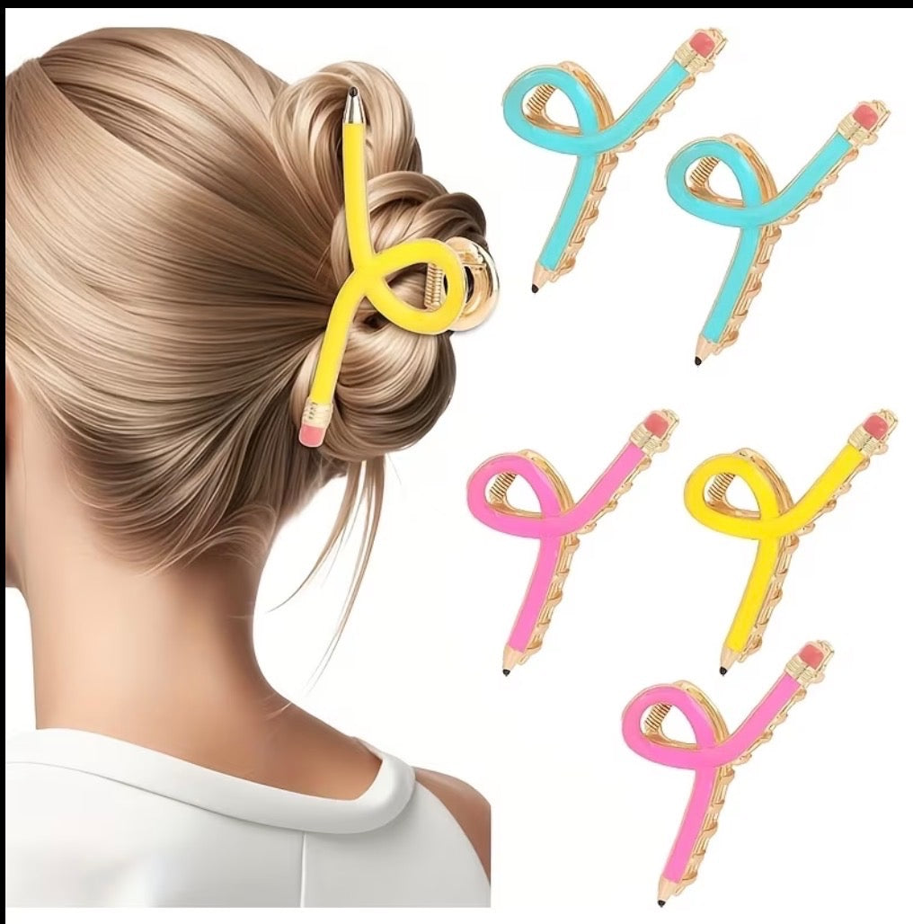 Pencil claw clip