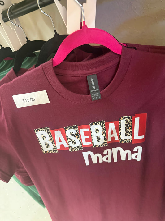 Baseball mama tee