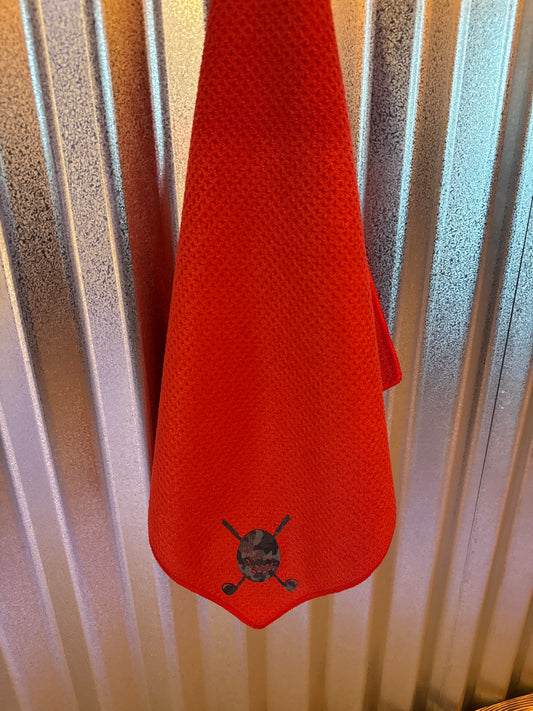 Red Golf towel