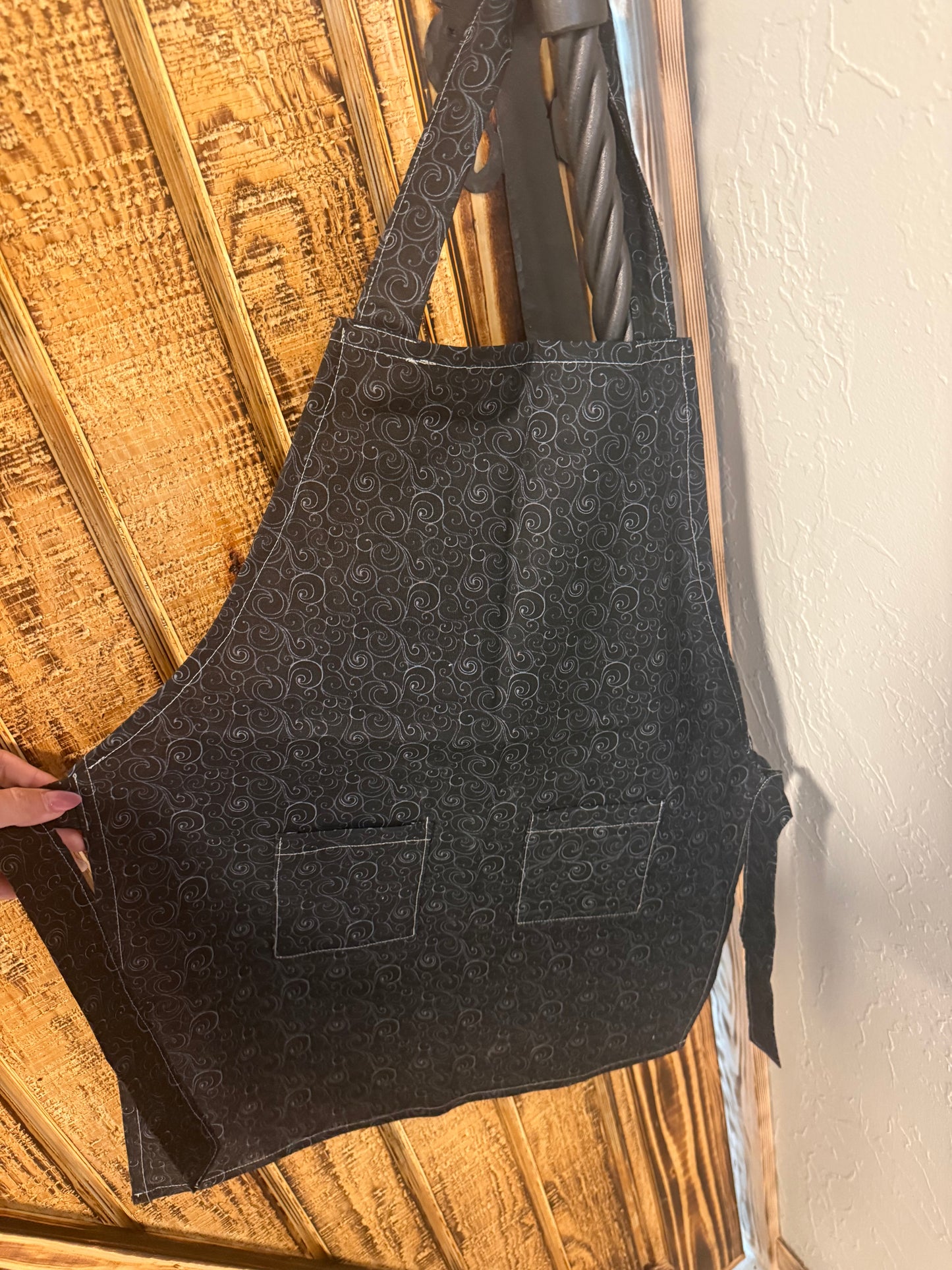 Black apron