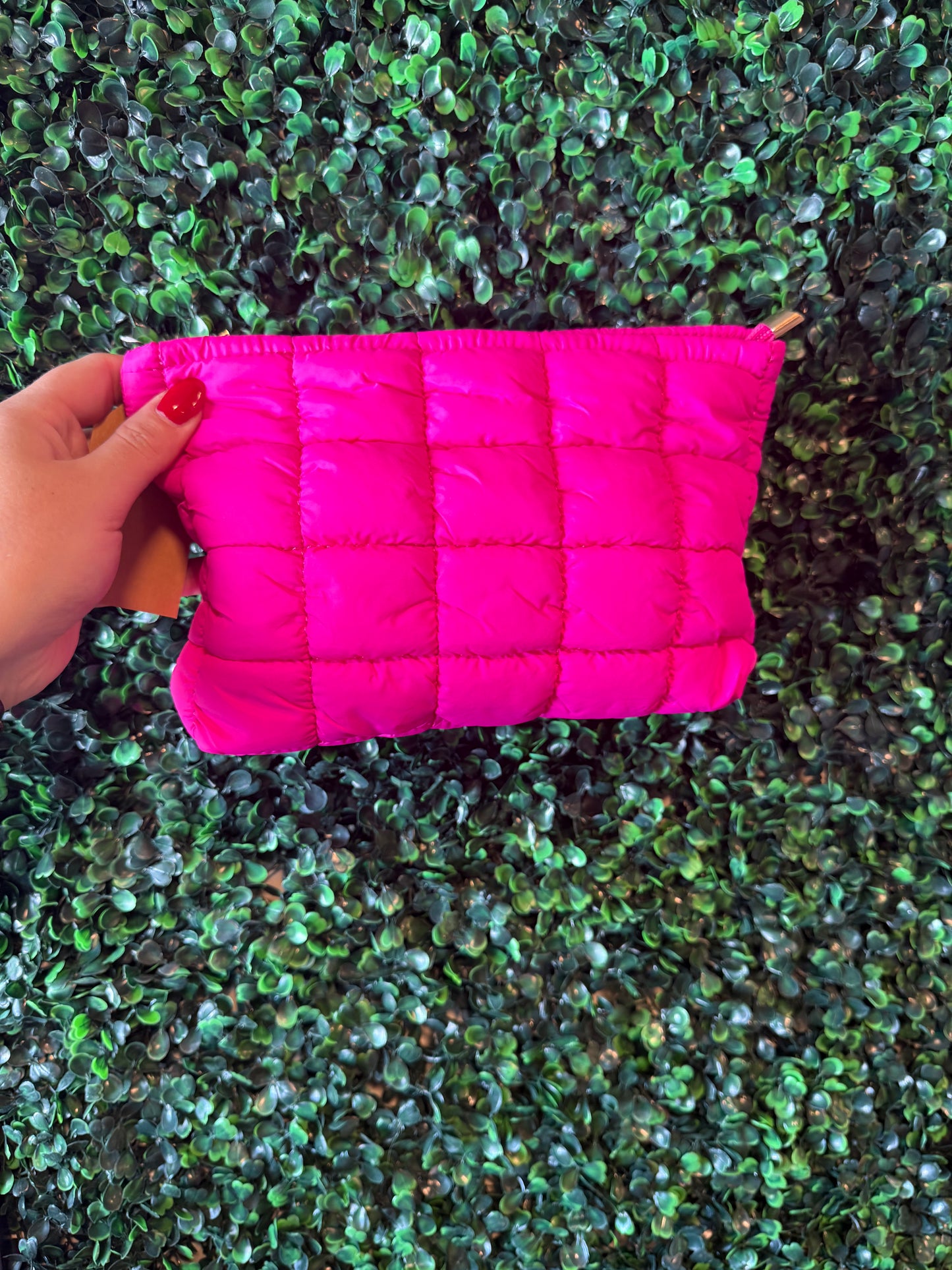 Hot Pink Makeup Bag