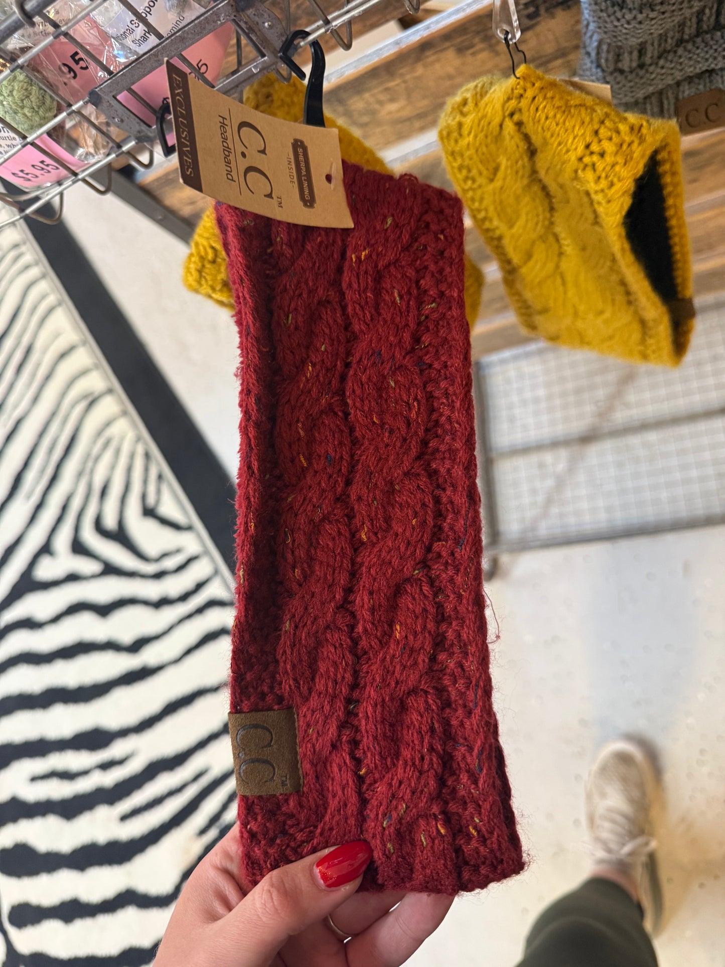CC Maroon Head Wrap