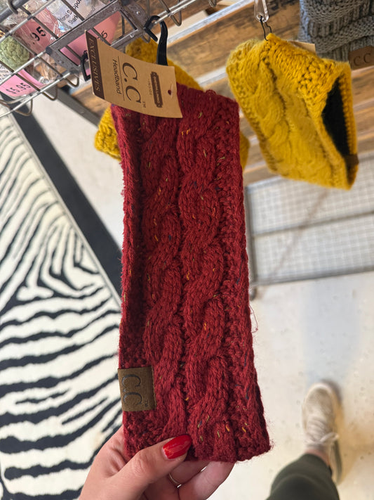 CC Maroon Head Wrap
