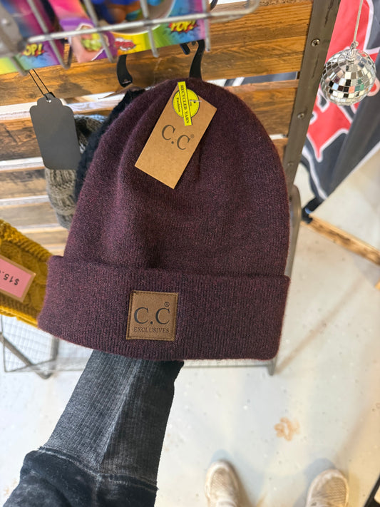 Maroon CC Beanie