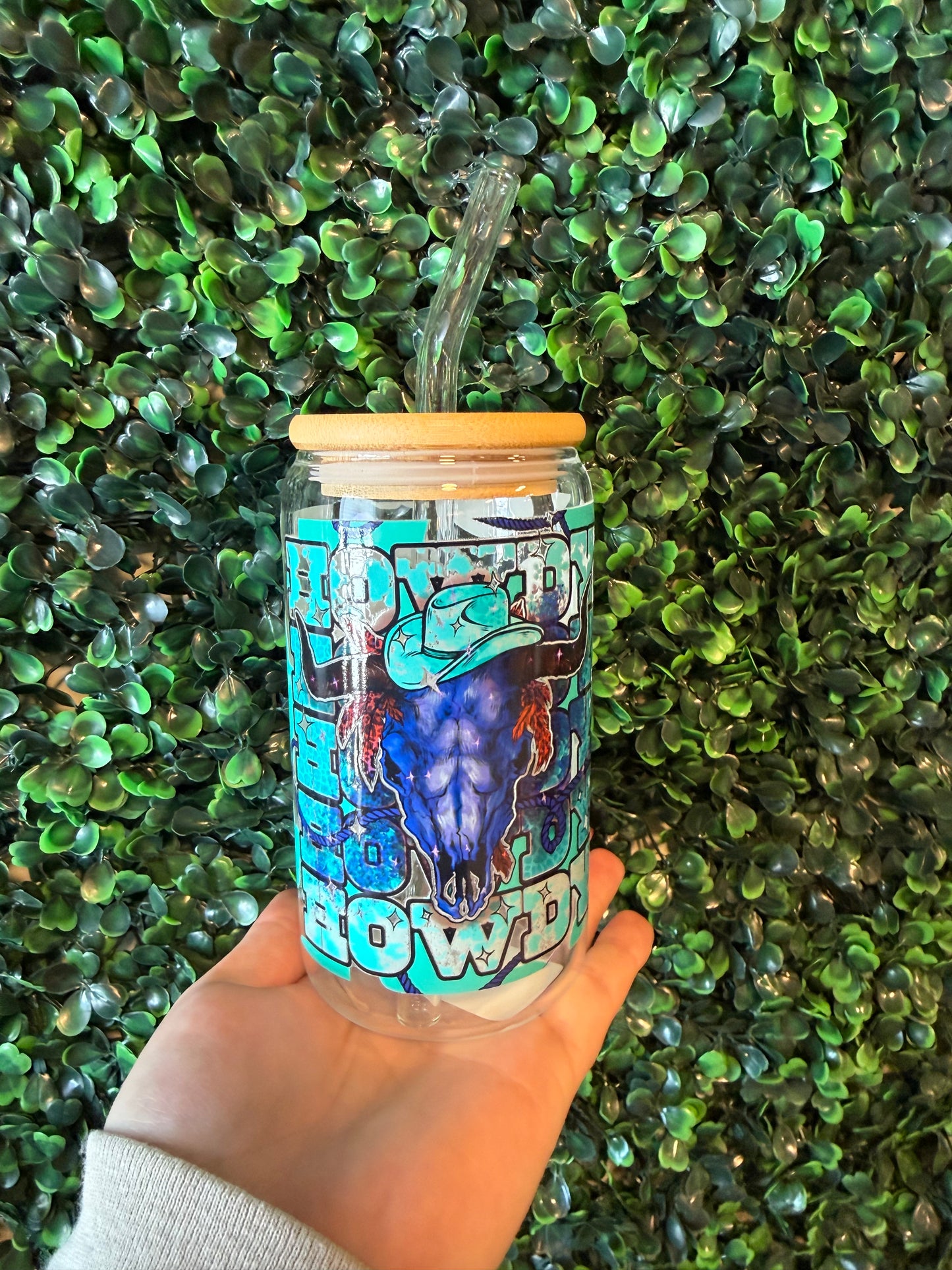 Howdy Glass Cup