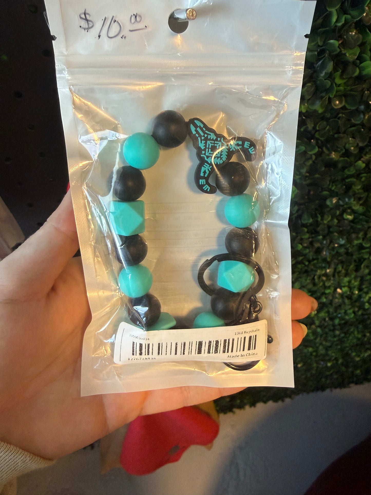 Teal wristlet