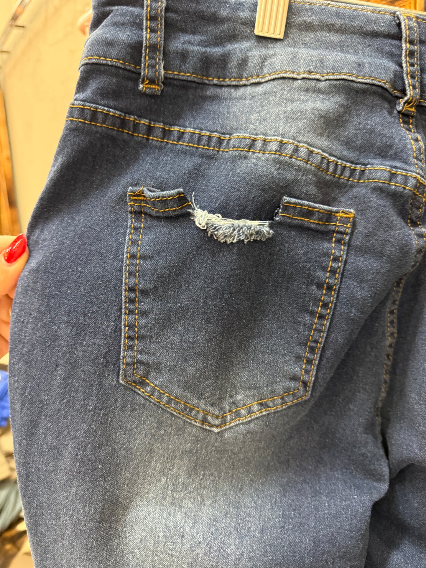 Distressed denim Jeans