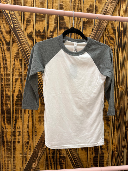 Bella Canvas 3 quarter tee