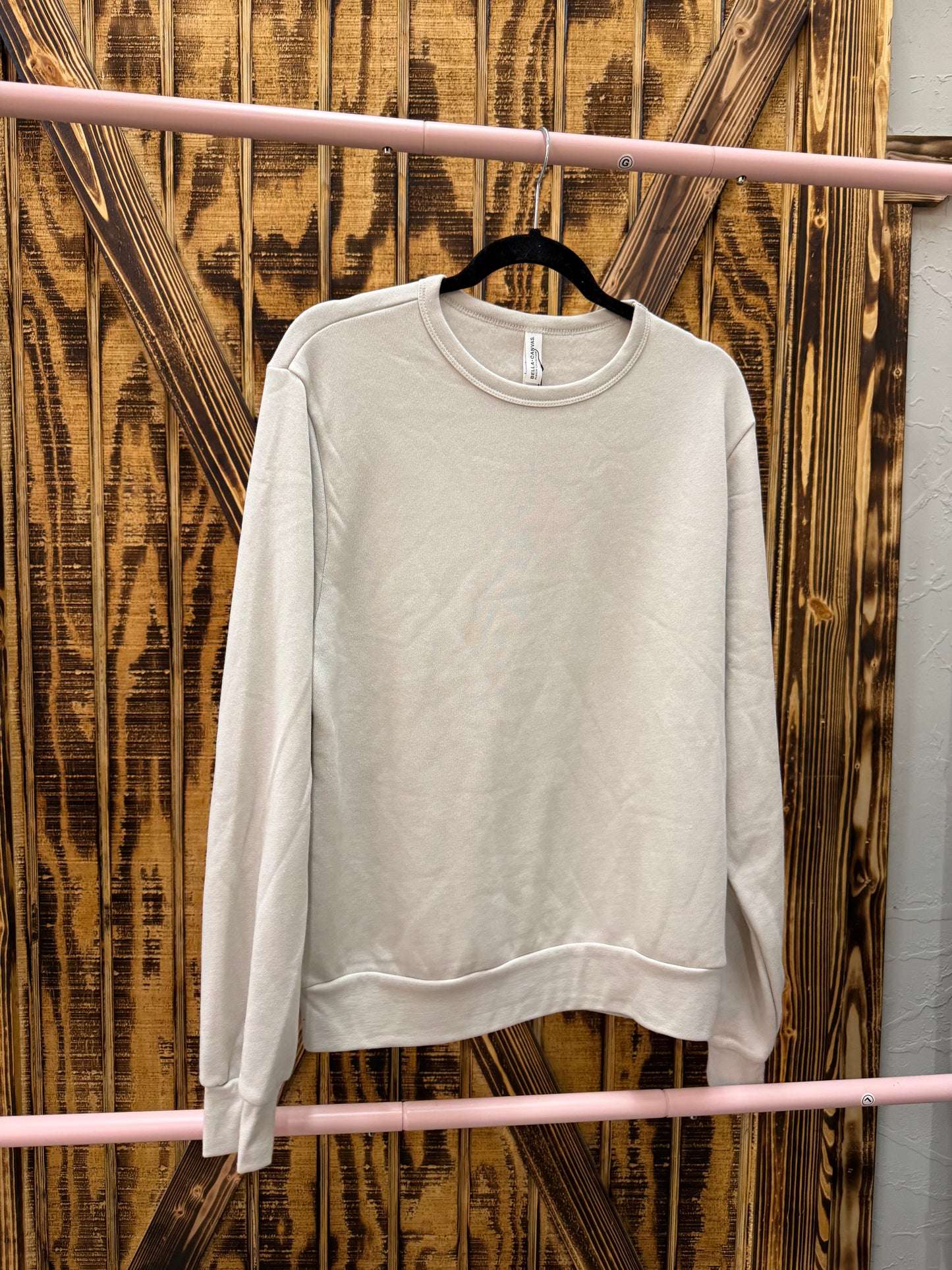 Cream Bella Canvas Sweatshirt