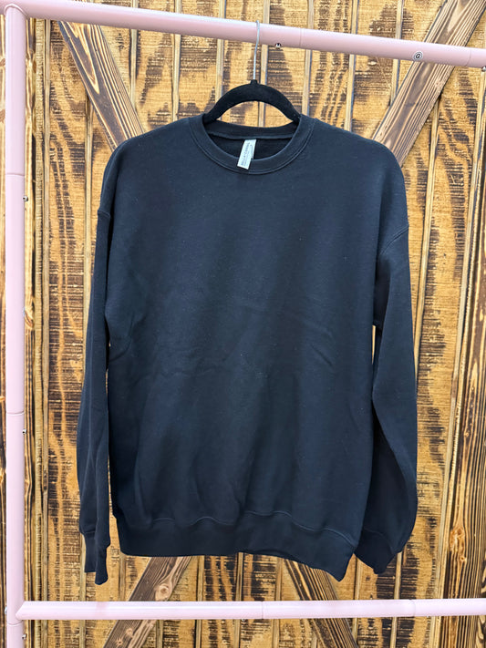Black Bella Canvas sweatshirt
