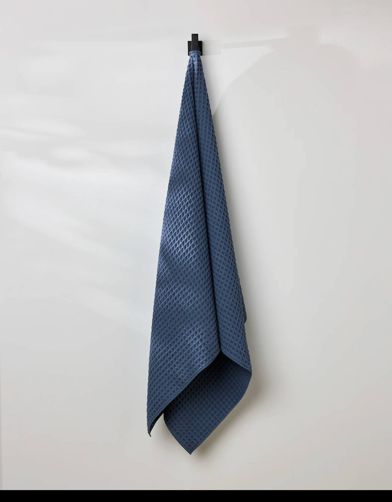Midnight Blue Waffle Bath Towel