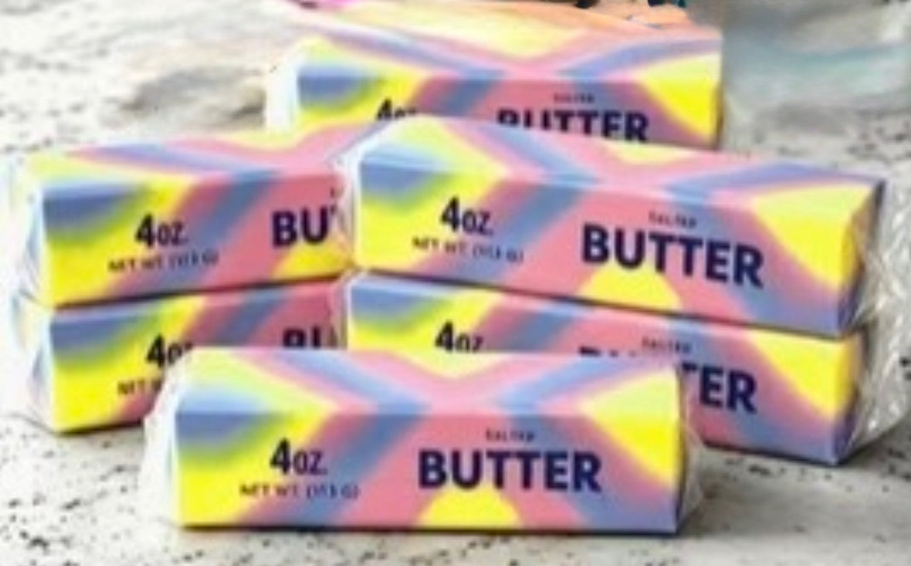 Rainbow butter