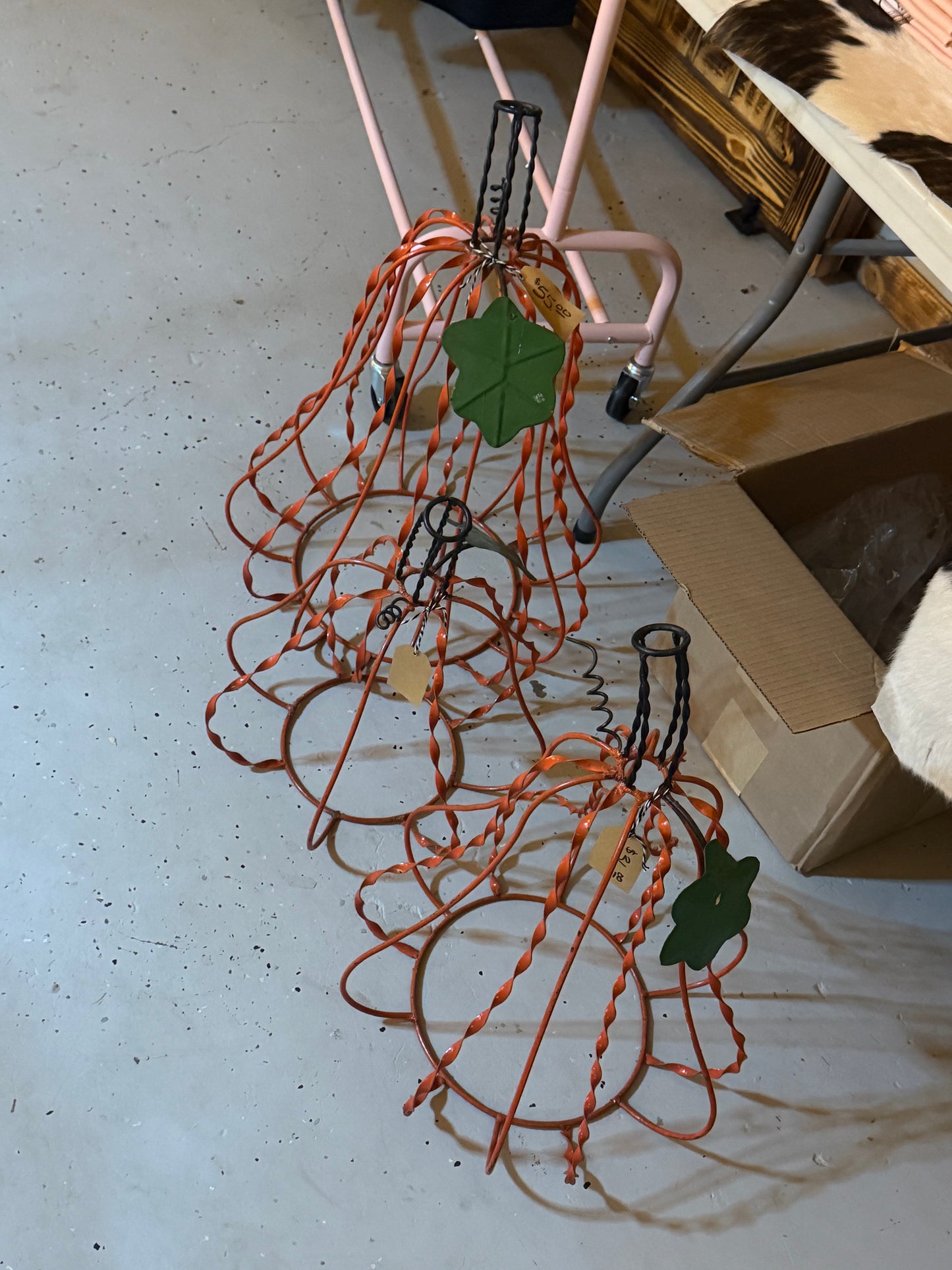 Set of pumpkins