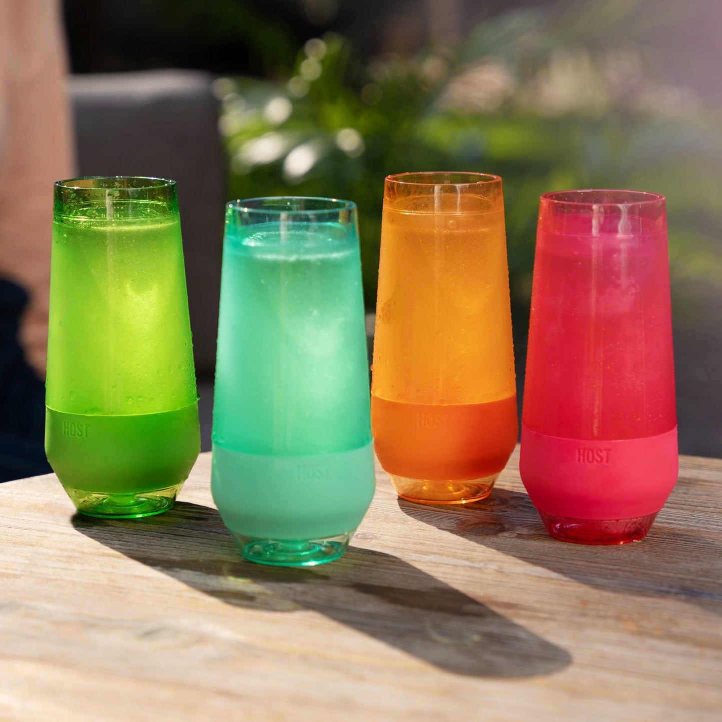 Champagne FREEZE Cooling Cup in Assorted Colors CDU of 12